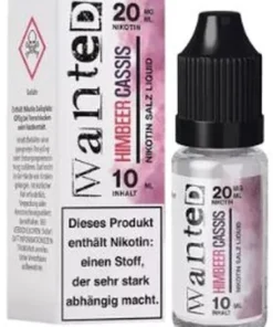 Wanted Overdosed Nikotinsalzliquid Himbeer Cassis 20mg