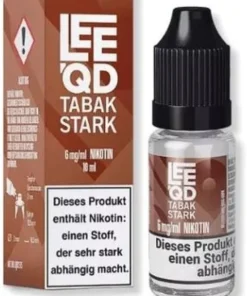 LEEQD Tabak stark 10ml 6mg Liquid