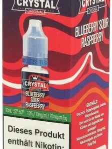 SKE Crystal Blueberry Sour Raspberry Nikotinsalzliquid 10mg/ml 10ml