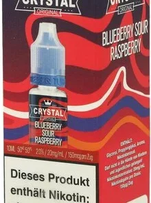 SKE Crystal Blueberry Sour Raspberry Nikotinsalzliquid 20mg/ml 10ml