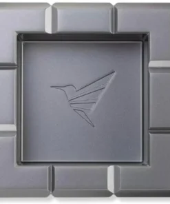 Colibri Metall Zigarrenascher Heritage Cube 4 Ablagen Anthrazit
