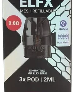 Elfbar ELFX 0,8 Ohm Pod 2ml 3 Stk.