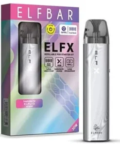 Elfbar ELFX Kit E-Zigarette Silver
