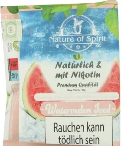 Nature of Spirit Tabakersatz mit Nikotin Watermelon Iced 25g