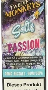 Twelve Monkeys Passion Nikotinsalzliquid 20mg