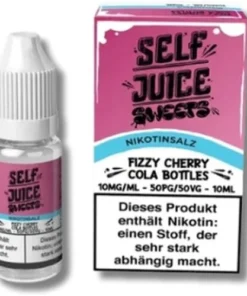 Self Juice Nikotinsalz Liquid Fizzy Cherry Cola Bottles 10ml 10mg/ml