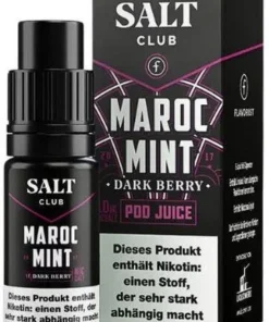 Salt Club Nikotinsalz Liquid Maroc Mint Dark Berry 20mg