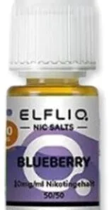 Elfliq by Elfbar Blueberry 10mg Nic Salt Liquid