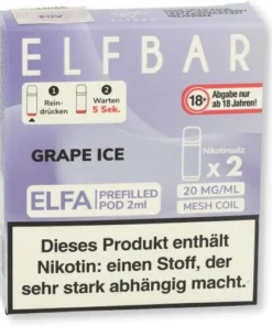 Elf Bar ELFA Grape Ice Prefilled Pod 2x2ml 20mg