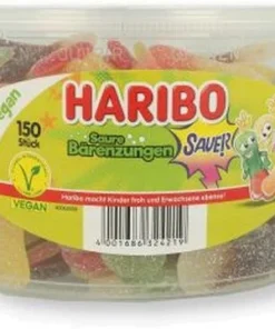 Haribo Saure Bärenzungen Dose 150 Stück