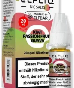 Elfliq by Elfbar Nikotinsalz Liquid Kiwi Passion Fruit Guava 20mg