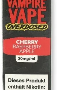 Vampire Vape Overdosed Cherry Raspberry Apple 10ml 20mg/ml