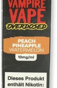 Vampire Vape Overdosed Peach Pineapple Watermelon 10ml 10mg/ml