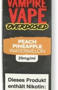 Vampire Vape Overdosed Peach Pineapple Watermelon 10ml 20mg/ml