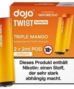 Vaporesso Dojo Twist Triple Mango Prefilled Pod 2x2ml 20mg