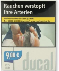 Ducal Silver Zigaretten XL 25er