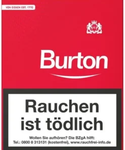 Burton Filter Zigarillos Original Naturdeckblatt XL-Box 25er