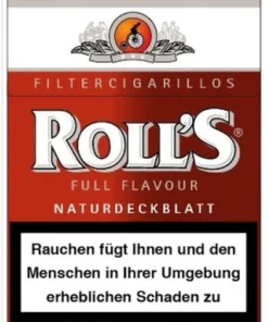 Rolls Filter Zigarillos Red Naturdeckblatt Full Flavour 23er