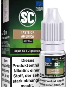 E-Liquid SC Tabakaroma Taste of America 3mg Nikotin