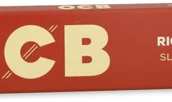 OCB Unbleached Rice Slim 32 Blatt + 32 Tips