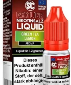 SC Red Line Nikotinsalz Liquid Green Tea Lemon 10mg