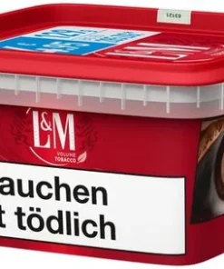 L&M Volumentabak Rot Mega Box 120g Eimer Zigarettentabak