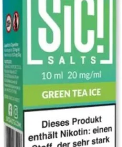SiC! Salts Nikotinsalz Liquid Green Tea Ice 10ml 20mg/ml