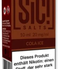 SiC! Salts Nikotinsalz Liquid Cola Ice 10ml 20mg/ml