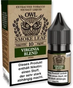 OWL Smoke Leaf Virginia Blend Tobacco Nikotinsalz Liquid 10ml 10mg