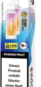 Flerbar 600 Passion Fruit Einweg E-Zigarette 20mg