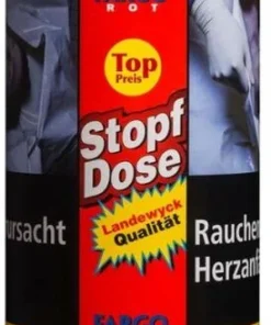 Fargo Tabak Rot XXL 122g Spar-Dose Zigarettentabak