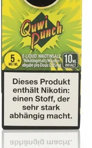 Holster Vape Quwi Punch Nikotinsalz Liquid 5mg 10ml