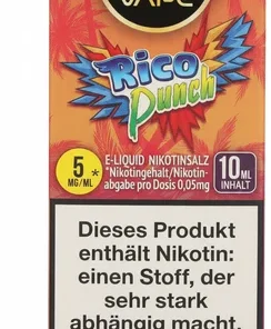 Holster Vape Rico Punch Nikotinsalz Liquid 5mg 10ml