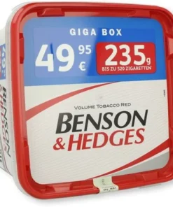 Benson & Hedges Rot Volumentabak 315g Eimer