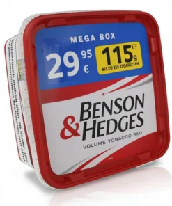 Benson & Hedges Rot Volumentabak 115g Eimer