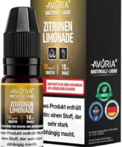 Avoria Nikotinsalz Liquid Zitronen Limonade 10mg