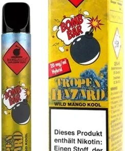 Bang Juice Bomb Bar Tropen Hazard Wild Mango Kool Einweg E-Shisha 20mg Nikotin