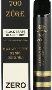 Caesar Black Grape Blackberry Einweg E-Zigarette 0mg