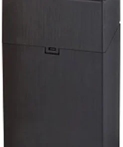 Clic Box Zigarettenbox 20er Metallikfarbig Schwarz