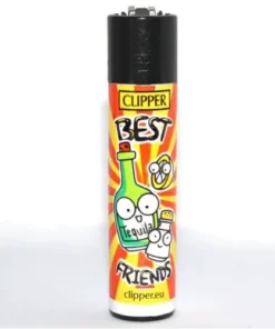 Clipper Feuerzeug Best Friends 2 – 4v4 Tequila Salz und Zitrone