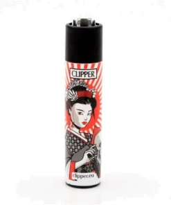 Clipper Feuerzeug Geishas 1v4 Rot