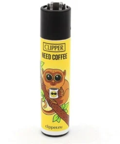 Clipper Feuerzeug Koboldmakis – 2v4 NEED COFFEE