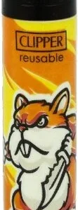 Clipper Feuerzeug Mad Animals 2 – 1v4 BIBER MIT MESSER