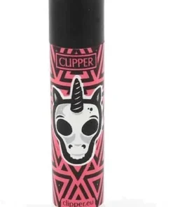 Clipper Feuerzeug Skulls 17 – 3v4 Pink Einhorn