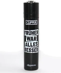 Clipper Feuerzeug Slogan 22 – 2/4 FRÜHER WAR ALLES BESSER
