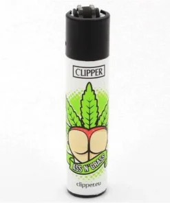 Clipper Feuerzeug Weed Slogan 2 – 2v4 ASS N GRASS