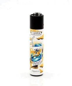 Clipper Feuerzeug World Behind Glass – TRAVEL