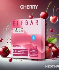 Elfbar ELFA | Pod | Cherry | 0mg Nikotin