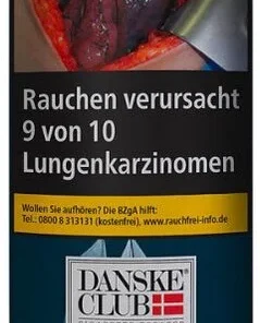 Danske Club Tabak Fine Cut Blau 40g Päckchen Zigarettentabak