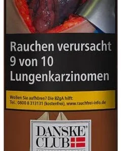 Danske Club Tabak Fine Cut Braun 40g Päckchen Zigarettentabak